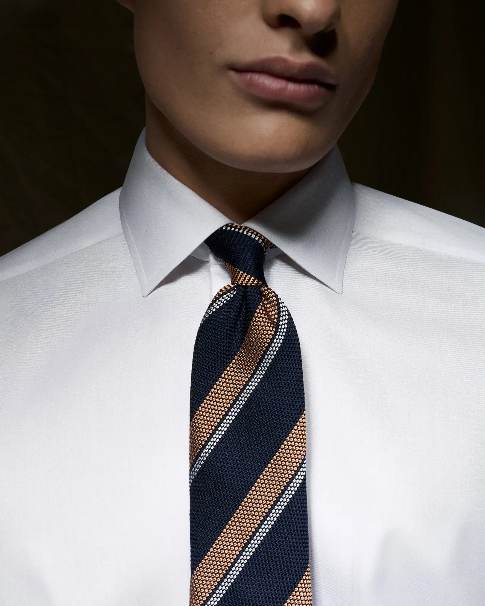 ETON Dress Shirts Slim Signature Twill Shirt in White