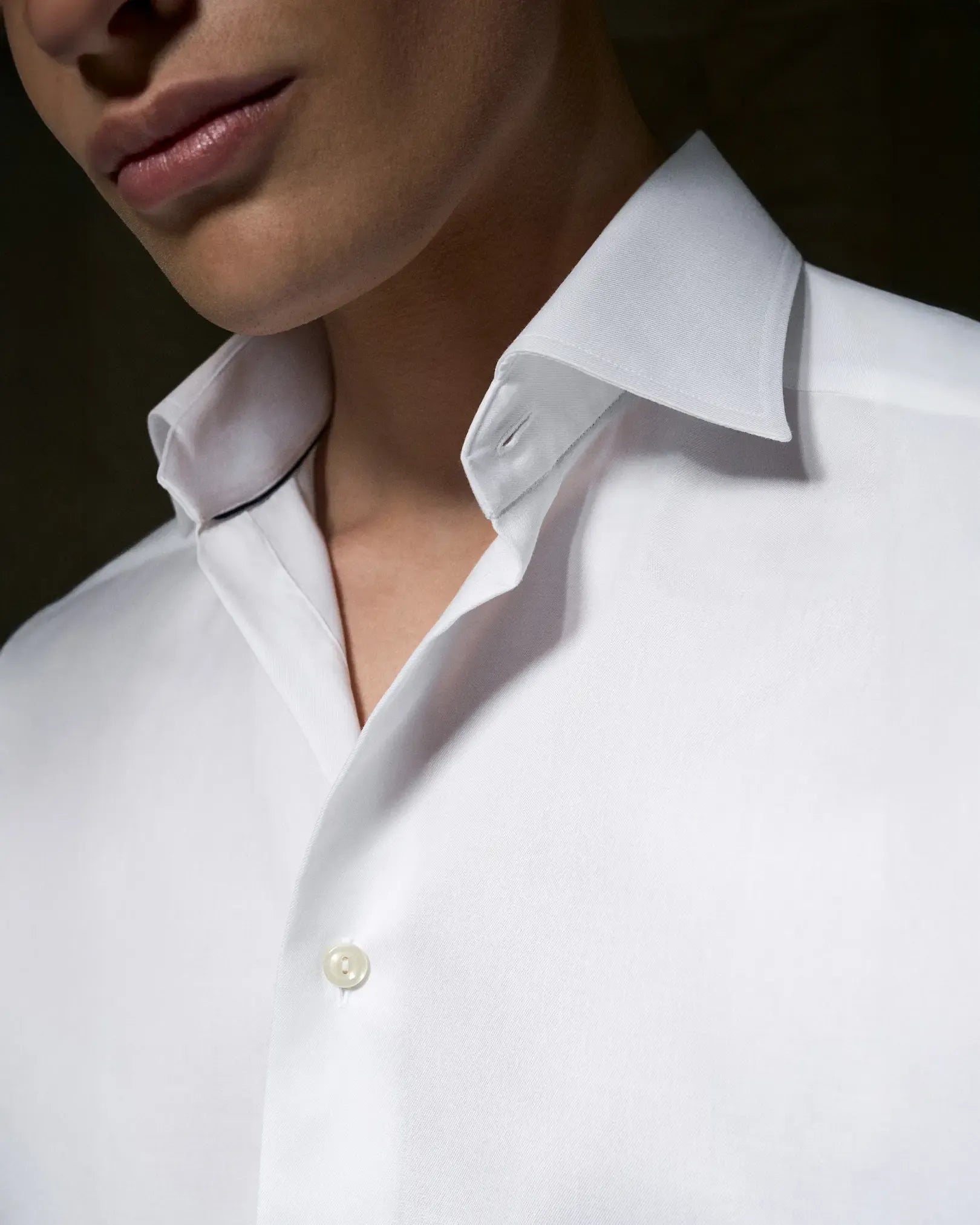 eton white dress shirt Eton Shirt Mens 17.5 Tuxedo Dress Shirt 44 Slim Solid White French Cuff Textured