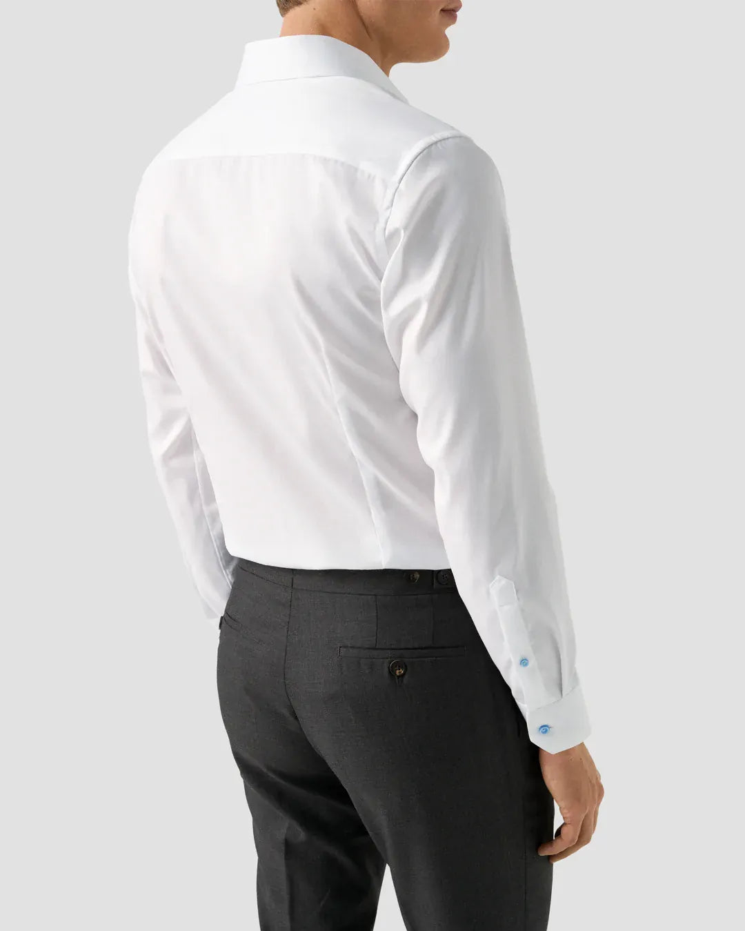 ETON Dress Shirts Slim Signature Twill Shirt – Light Blue Details