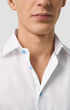 ETON Dress Shirts Slim Signature Twill Shirt – Light Blue Details