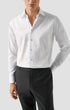 ETON Dress Shirts Slim Signature Twill Shirt – Light Blue Details