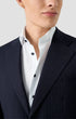 ETON Dress Shirts Slim Solid Black Buttons Signature Twill Shirt