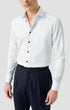 ETON Dress Shirts Slim Solid Black Buttons Signature Twill Shirt