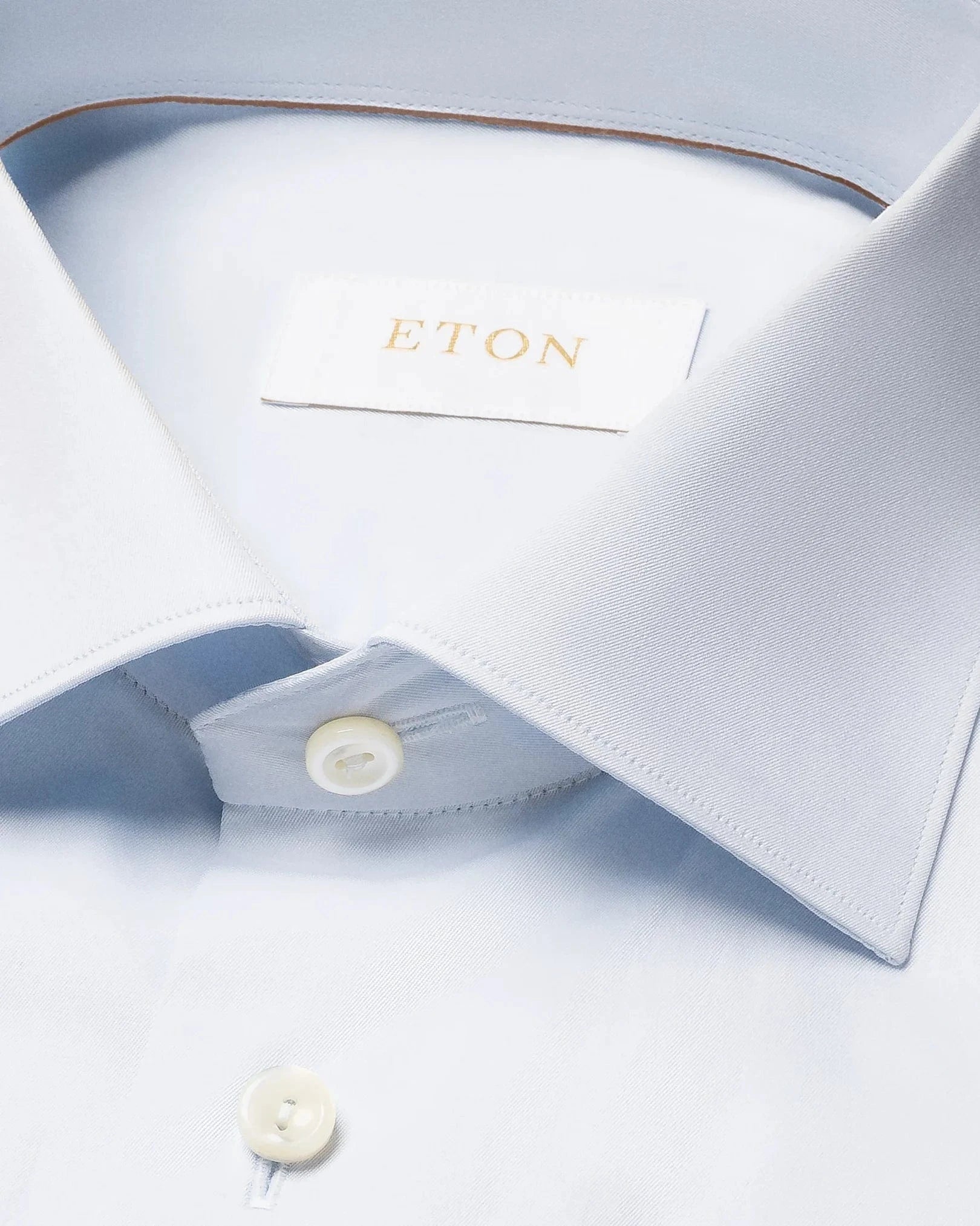 ETON Dress Shirts Slim Solid Elevated Twill Shirt