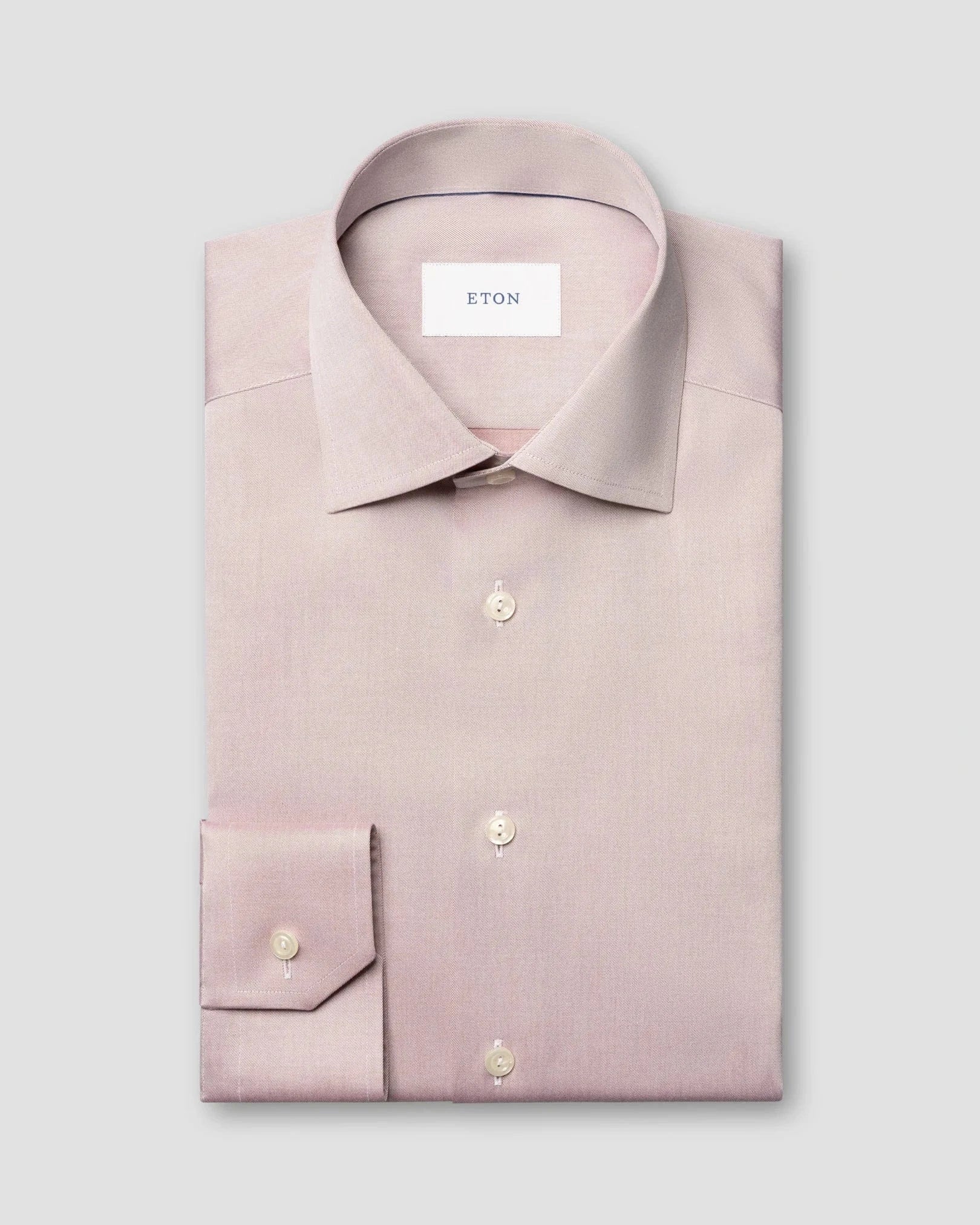 ETON Dress Shirts Slim Solid Signature Twill Shirt