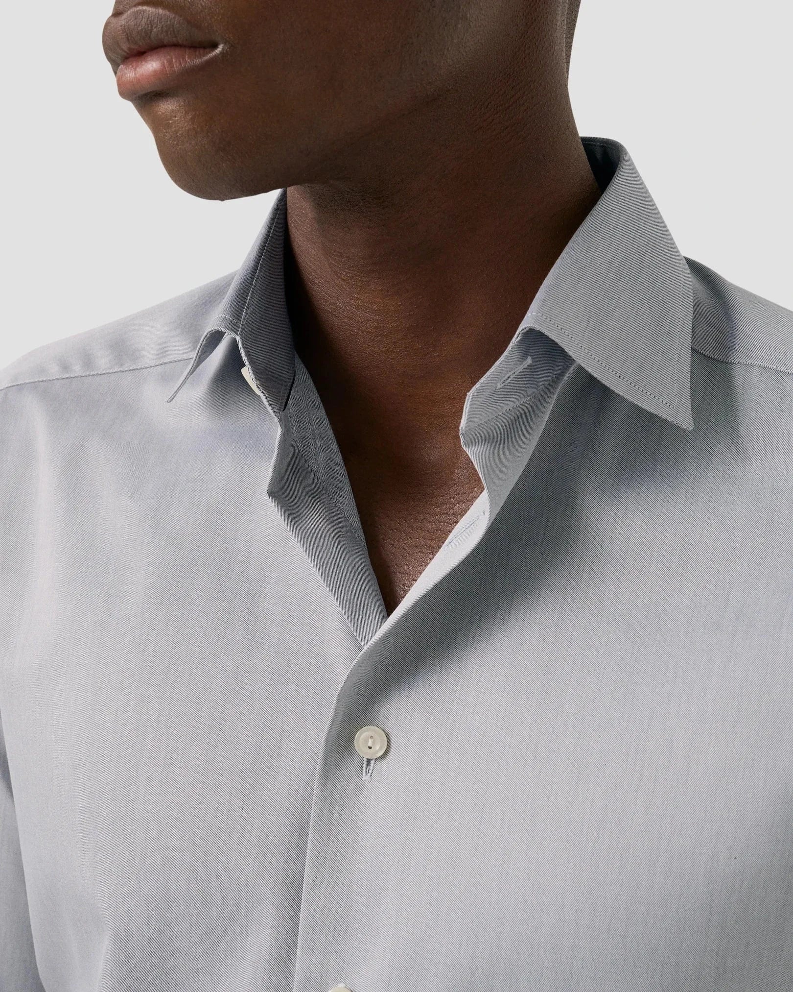 Slim Solid Signature Twill Shirt – M. Dumas and Sons Slim Solid Signature Twill Shirt – M. Dumas and Sons