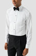 ETON Dress Shirts Slim White Piqué Tuxedo Shirt