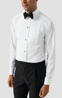 ETON Dress Shirts Slim White Piqué Tuxedo Shirt
