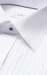ETON Dress Shirts Slim White Plissé Tuxedo Shirt