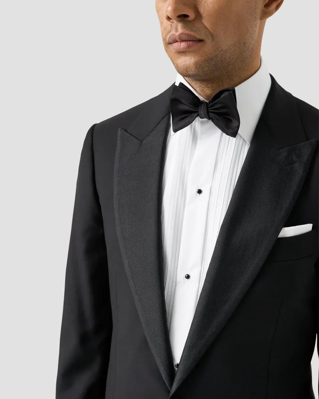 Eton White Pleat Front Textured Twill Tuxedo Shirt | Contemporary fit | Size 39 Eton White Pleat Front Textured Twill Tuxedo Shirt | Contemporary fit | Size 39