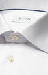 ETON Dress Shirts Slim White Textured Twill Shirt