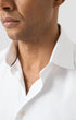 ETON Dress Shirts Slim White Textured Twill Shirt