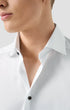 ETON Dress Shirts Solid Brown Buttons Signature Twill Shirt