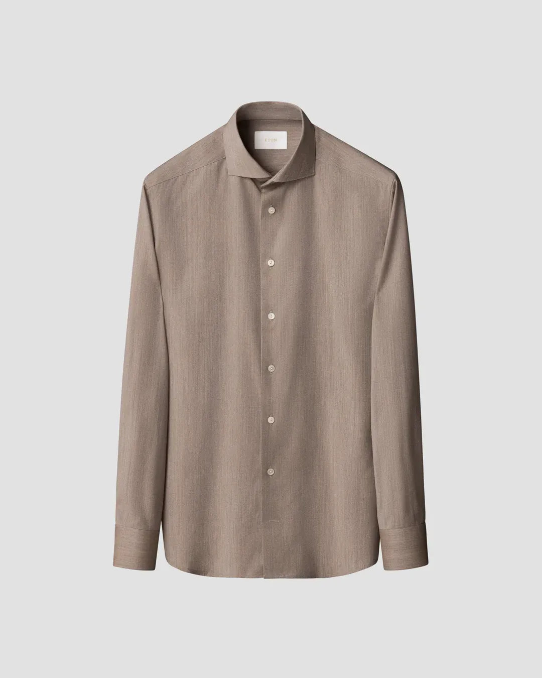 ETON Dress Shirts Solid Merino Shirt