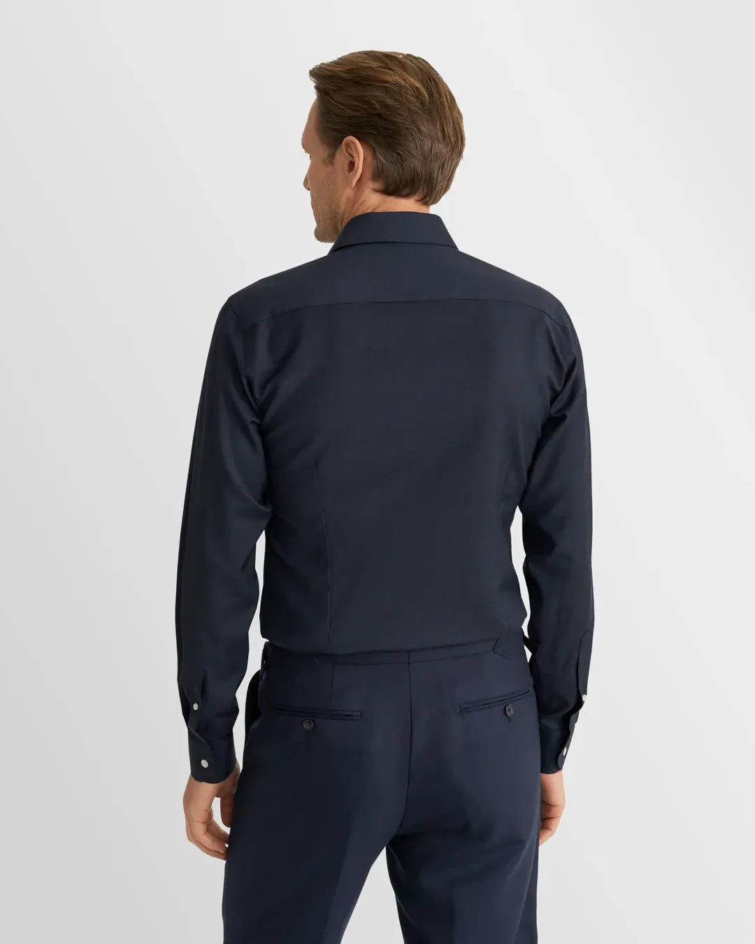 ETON Dress Shirts Solid Merino Shirt