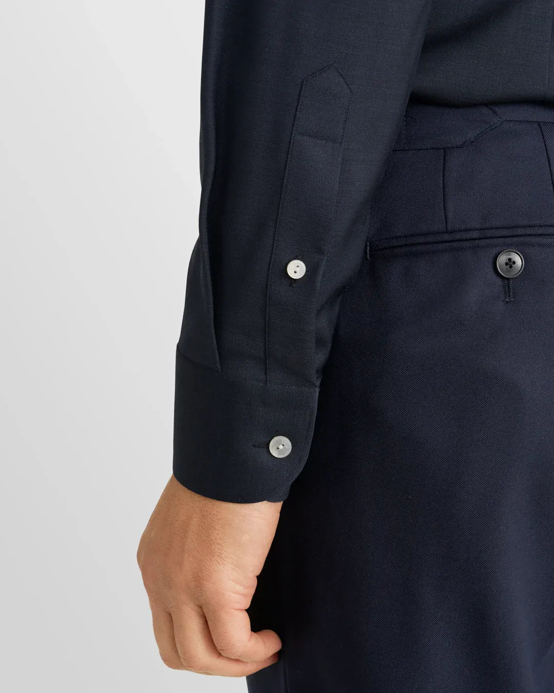 ETON Dress Shirts Solid Merino Shirt