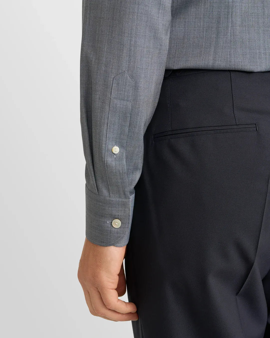 ETON Dress Shirts Solid Merino Shirt