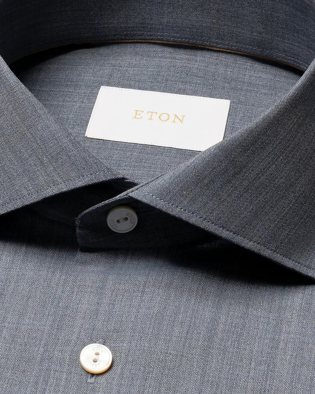 ETON Dress Shirts Solid Merino Shirt