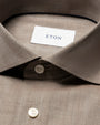 ETON Dress Shirts Solid Signature Flannel Shirt