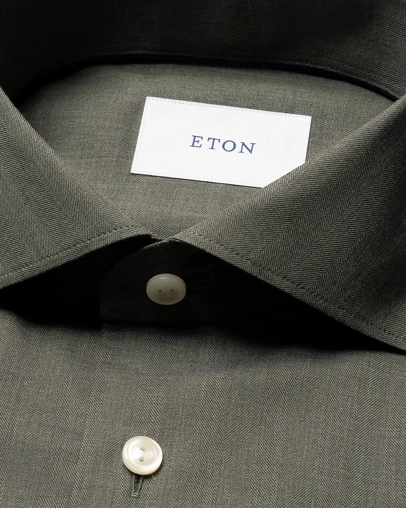 ETON Dress Shirts Solid Signature Flannel Shirt