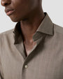 ETON Dress Shirts Solid Signature Flannel Shirt Slim