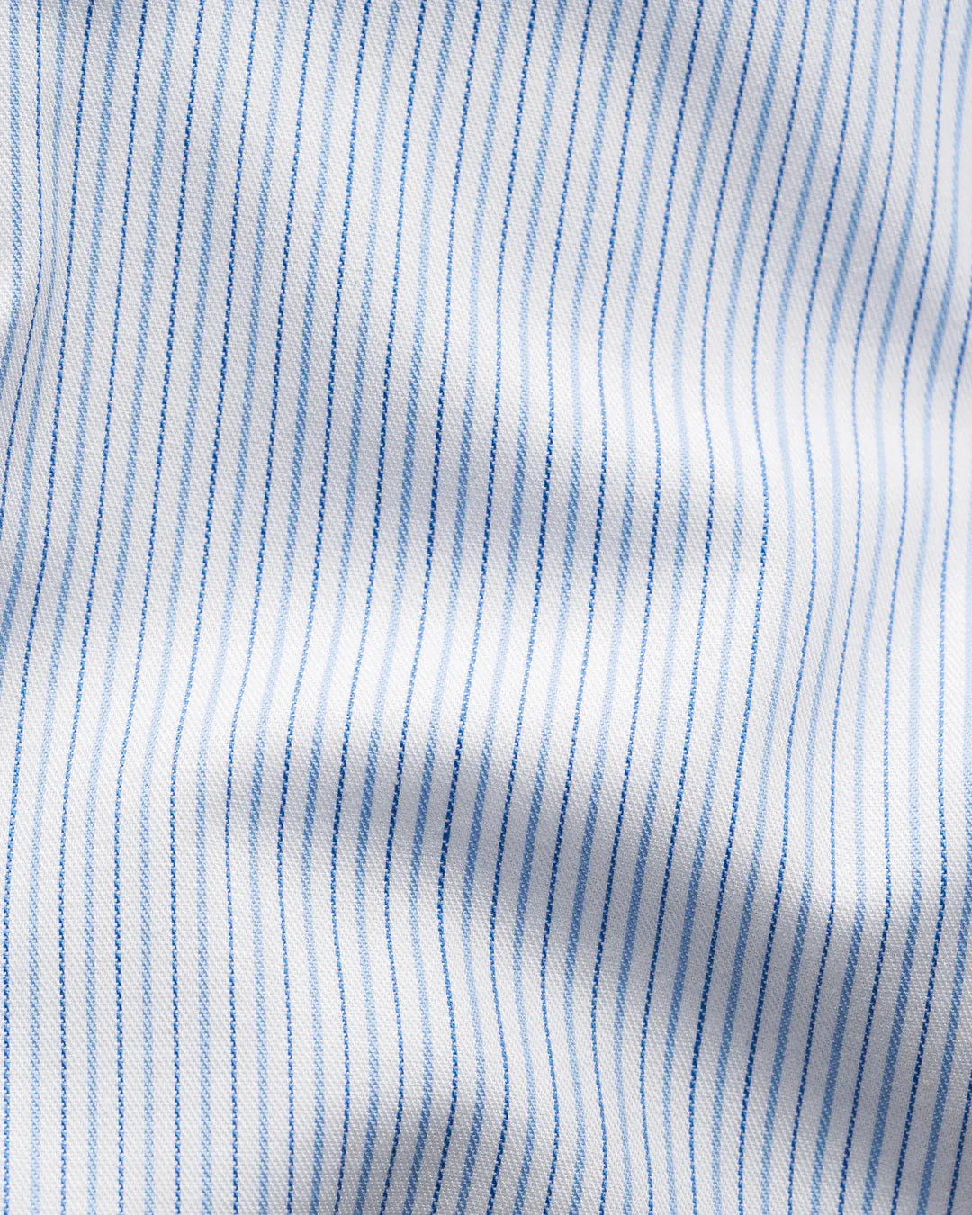 ETON Dress Shirts Striped Fine Twill Shirt in Blue