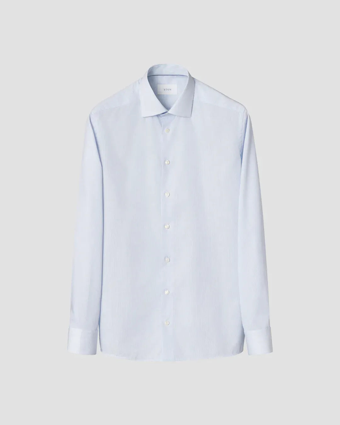 ETON Dress Shirts Striped Fine Twill Shirt in Blue