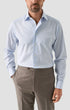 ETON Dress Shirts Striped Fine Twill Shirt in Blue