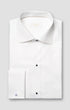 ETON Dress Shirts WHITE / CONT 45 Contemporary Solid Elevated Twill Shirt