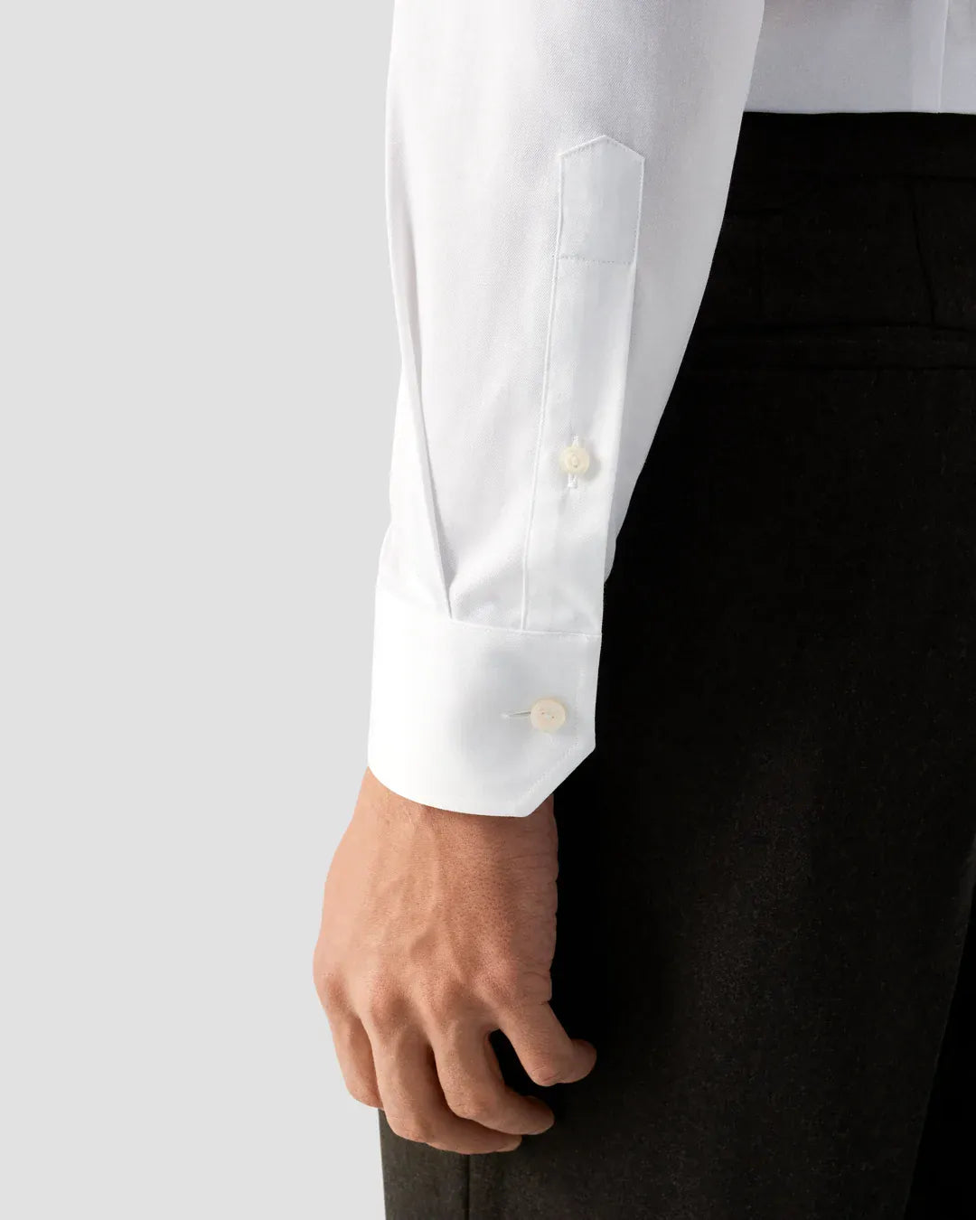 ETON Dress Shirts WHITE Contemporary White Signature Twill Shirt