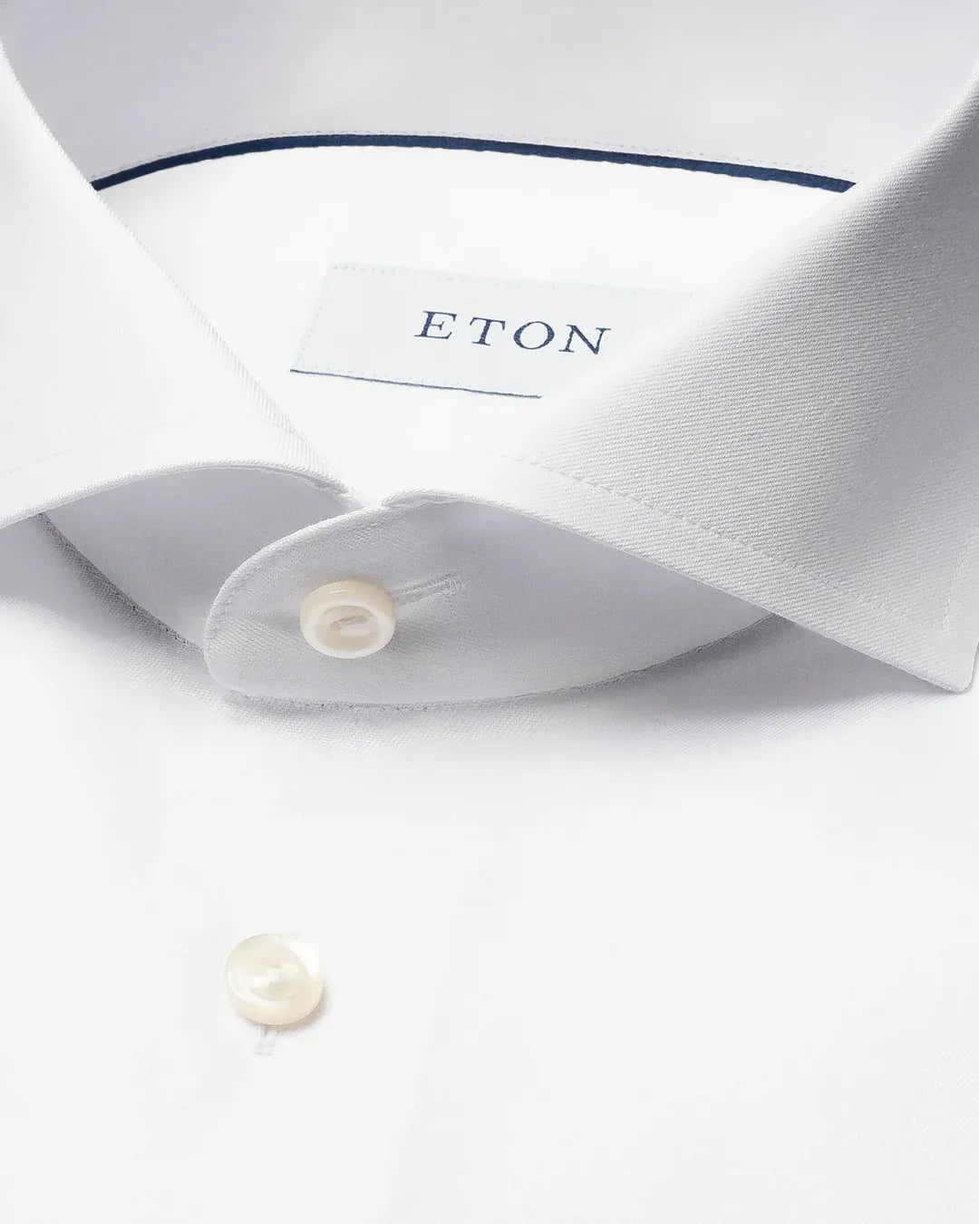 ETON Dress Shirts WHITE Contemporary White Signature Twill Shirt
