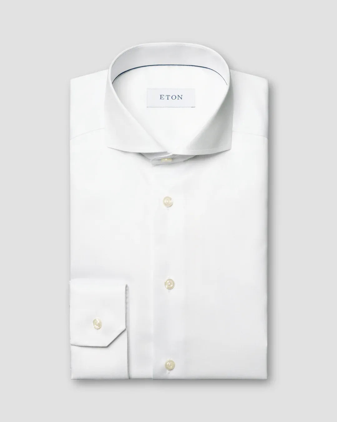 ETON Dress Shirts WHITE Contemporary White Signature Twill Shirt