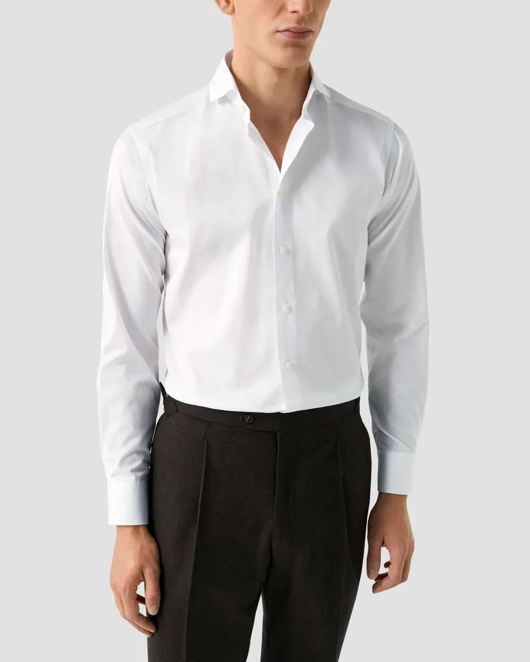 ETON Dress Shirts WHITE Contemporary White Signature Twill Shirt