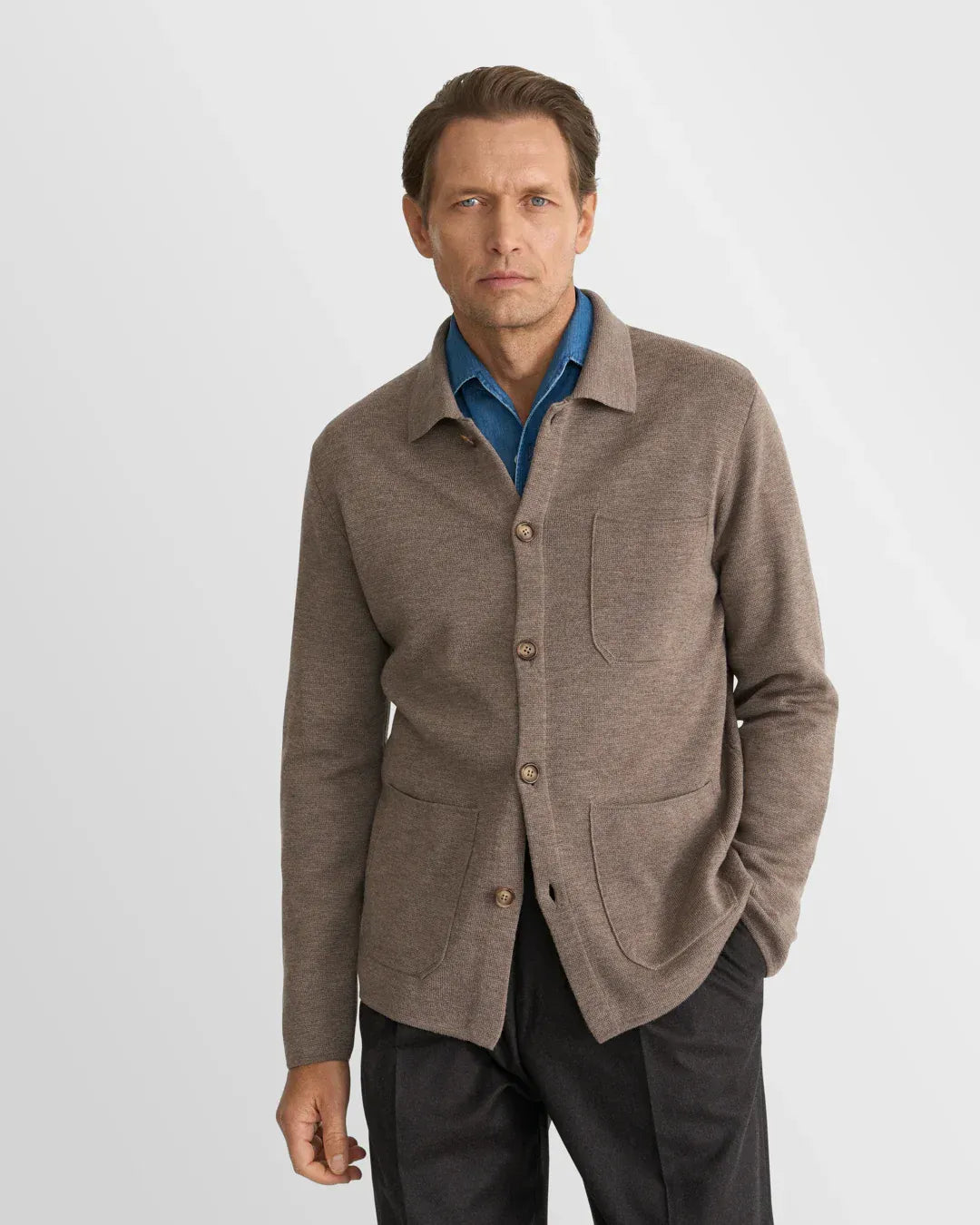 ETON Flannels & Overshirts Milano Knit Shirt Jacket