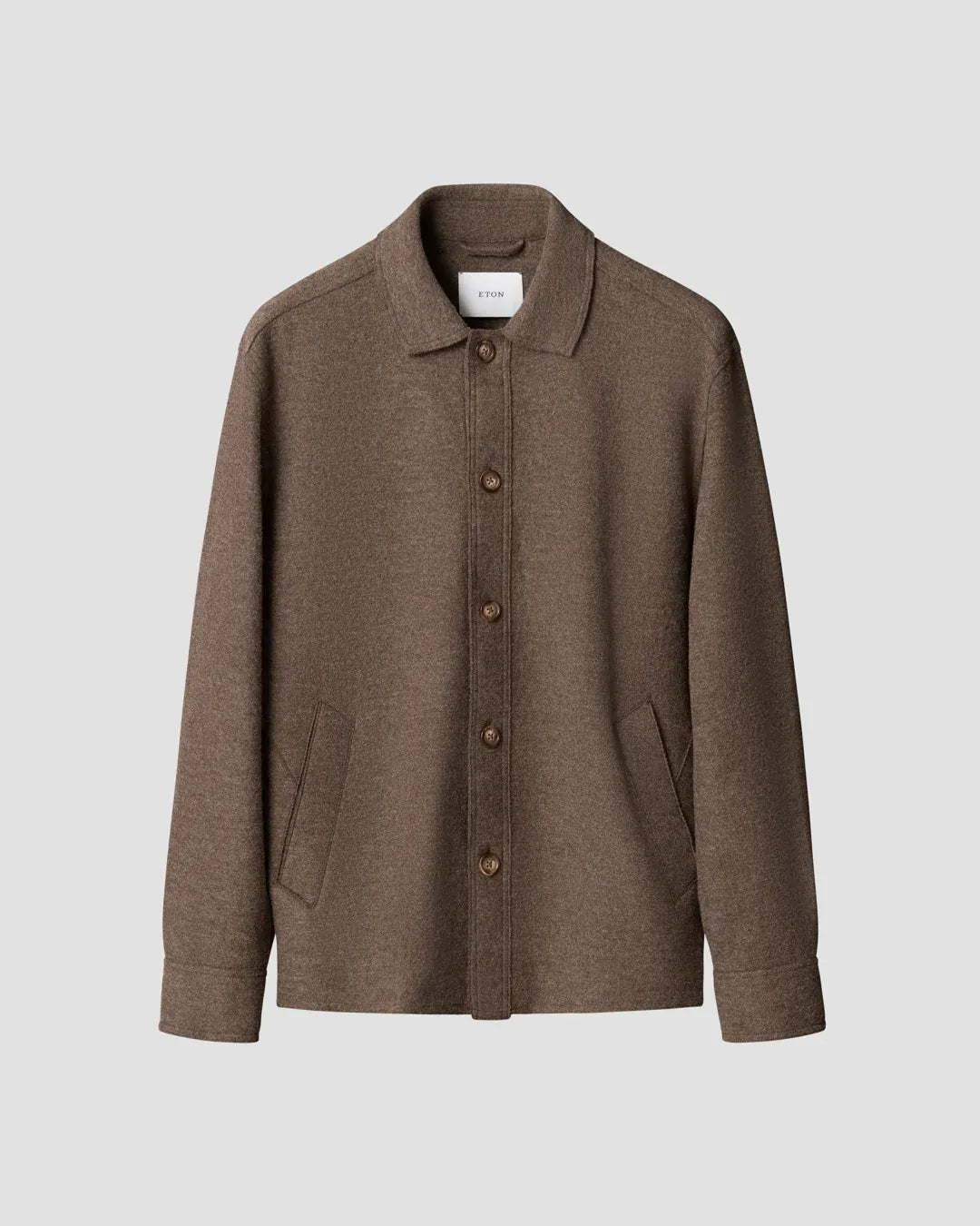 ETON Jackets Boiled Wool Shirt Jacket