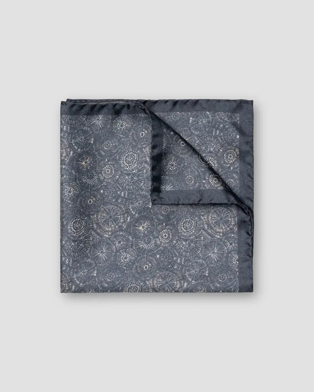 ETON Pocket Square DARK BLUE 27 / OS Motif Silk Pocket Square