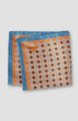 ETON Pocket Square ORANGE 49 / OS Geometric Silk Pocket Square