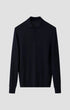 ETON Sweaters Navy / S Fine Knit Polo Sweater
