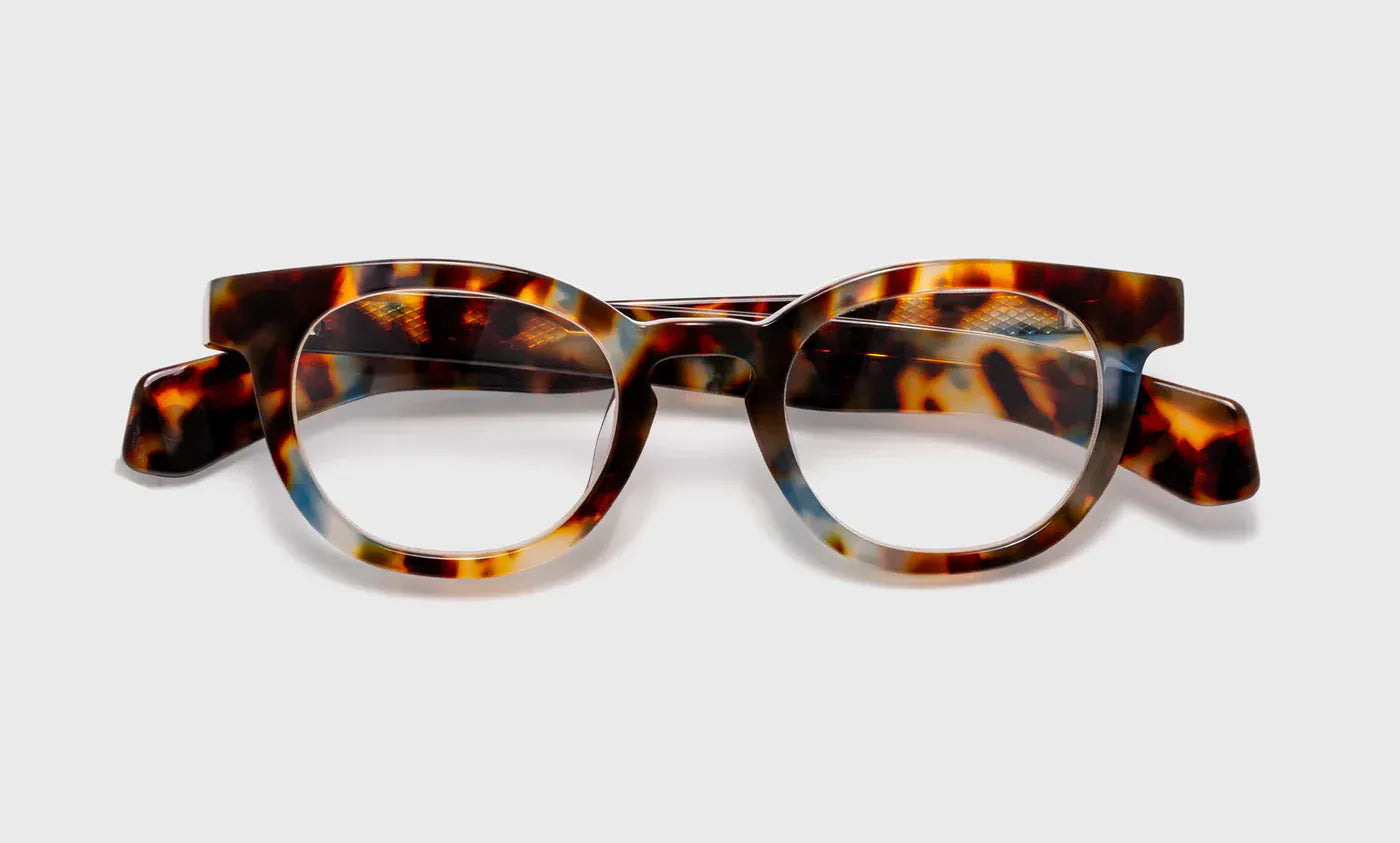 Eye Bobs Readers Total Wit in Powder Blue and Coffee Tortoise (1.75)