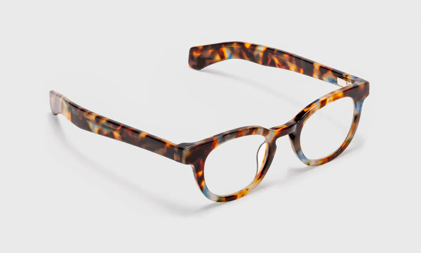 Eye Bobs Readers Total Wit in Powder Blue and Coffee Tortoise (2.00)