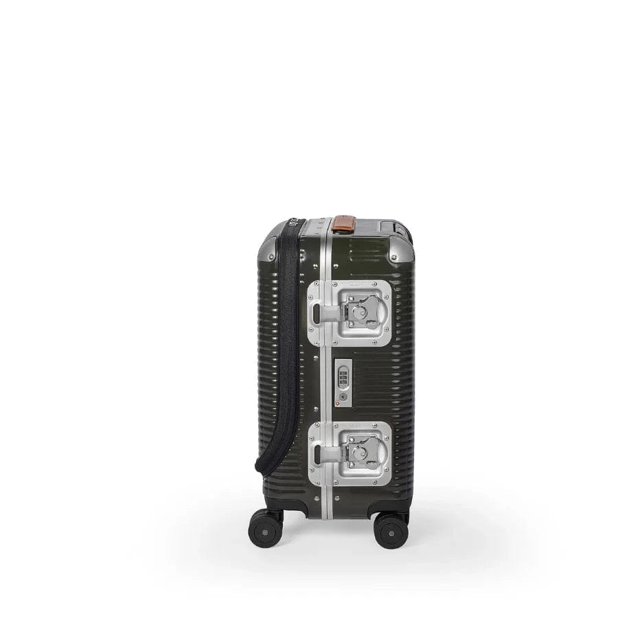 F.P.M. Luggage Bank Light Spinner 53 Front Pocket in Moss Green