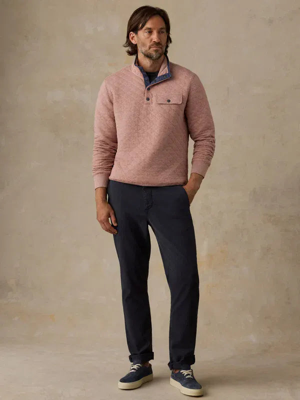 Faherty 1/4 Zip Epic Quilted Fleece Pullover
