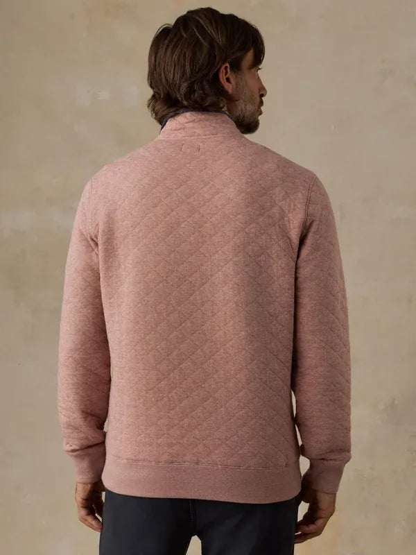 Faherty 1/4 Zip Epic Quilted Fleece Pullover