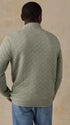 Faherty 1/4 Zip Epic Quilted Fleece Pullover