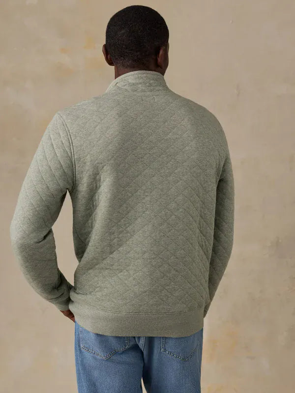 Faherty 1/4 Zip Epic Quilted Fleece Pullover