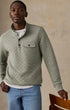 Faherty 1/4 Zip Epic Quilted Fleece Pullover