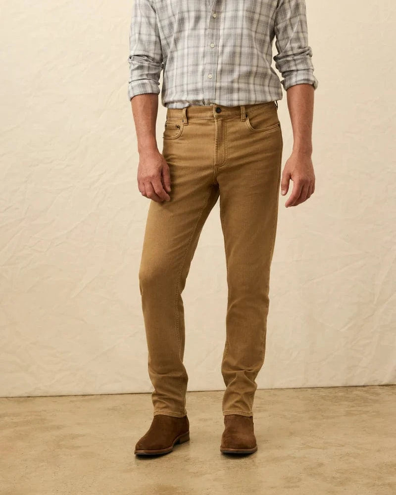 Faherty 5-Pockets Elk Brown / 30X30 Stretch Terry 5-Pocket Pant