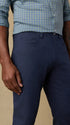 Faherty 5-Pockets Movement™ Linen 5-Pocket Pant in Deep Sea Navy