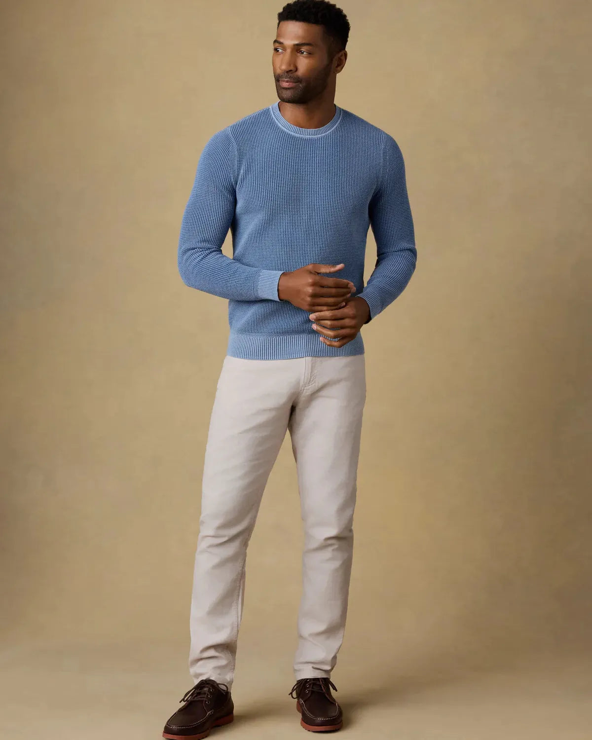 Faherty 5-Pockets Movement™ Linen 5-Pocket Pant in Dorset Sand