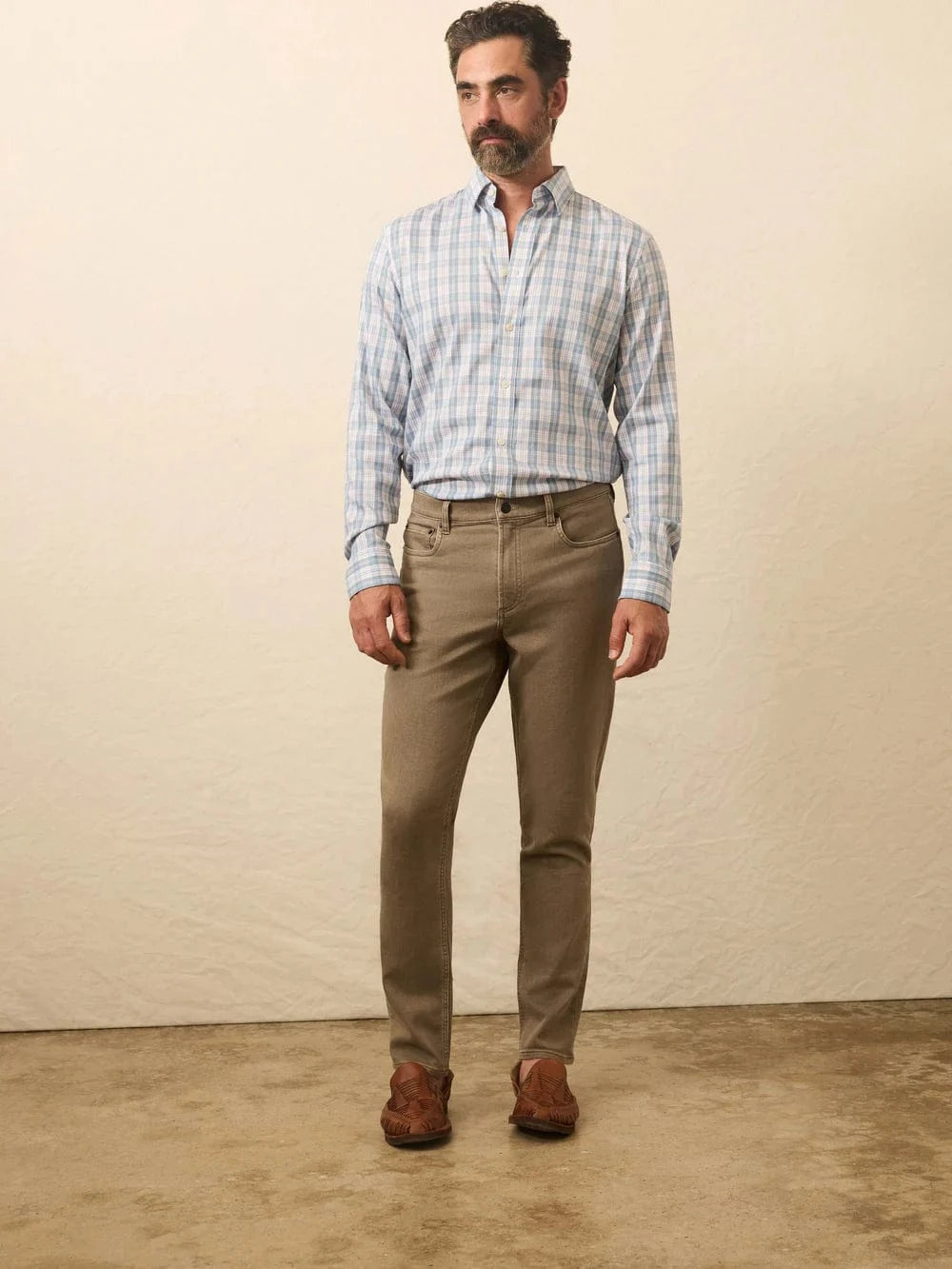 Faherty 5-Pockets Stretch Terry 5-Pocket Pant